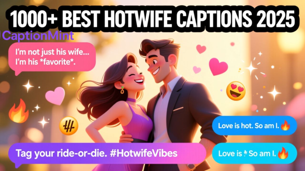 1000+ Best Hotwife Captions for Instagram Funny, Bold, Romantic & Viral Lines 2025