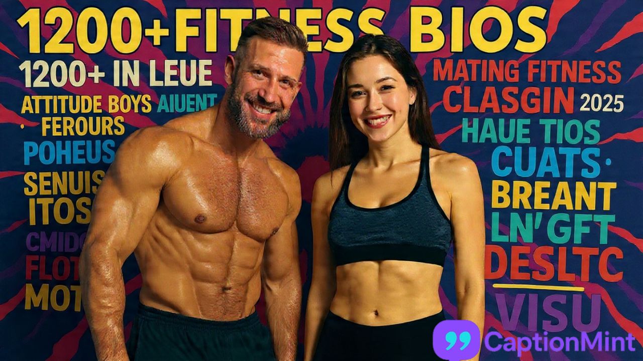 1200+Best Gym Lover Bios for Instagram (Boys & Girls) Attitude Fitness & Motivation 2025