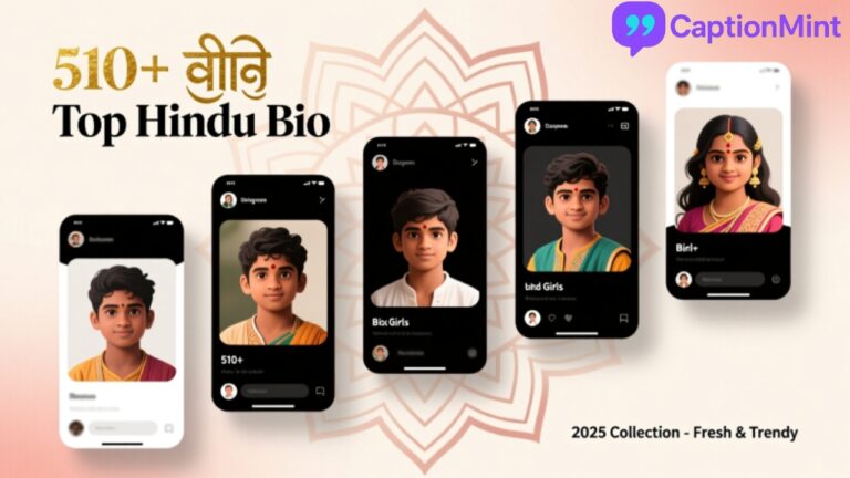 510+Top Hindu Bio for Instagram | Stylish Font Boys & Girls Collection 2025