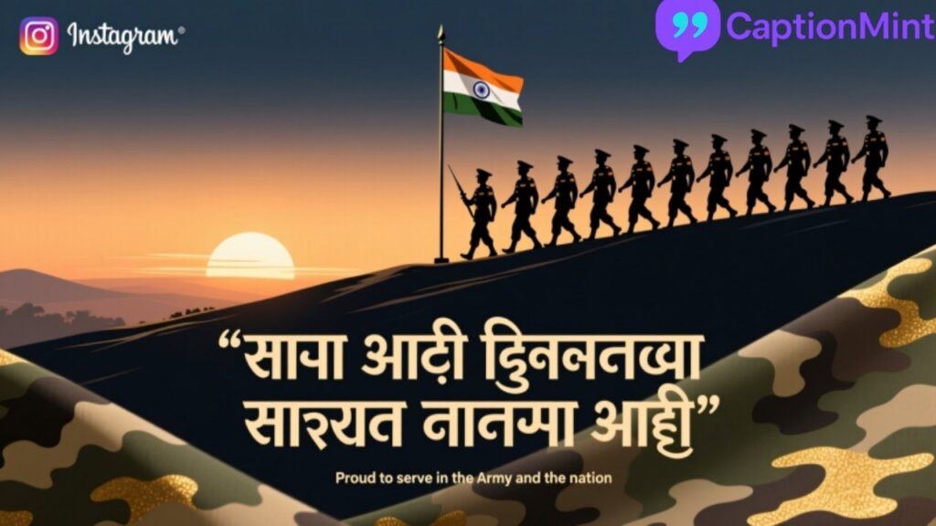 Army Instagram Bio in Marathi
