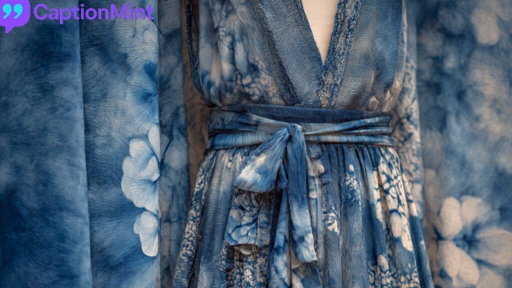 Artistic & Shibori-Inspired Captions