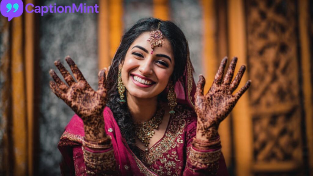 Beautiful Mehndi Captions for Bridal Hands