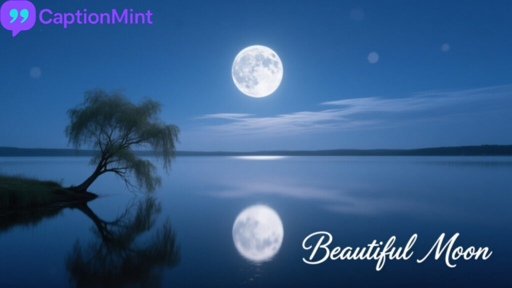 Beautiful Moon Captions for Instagram
