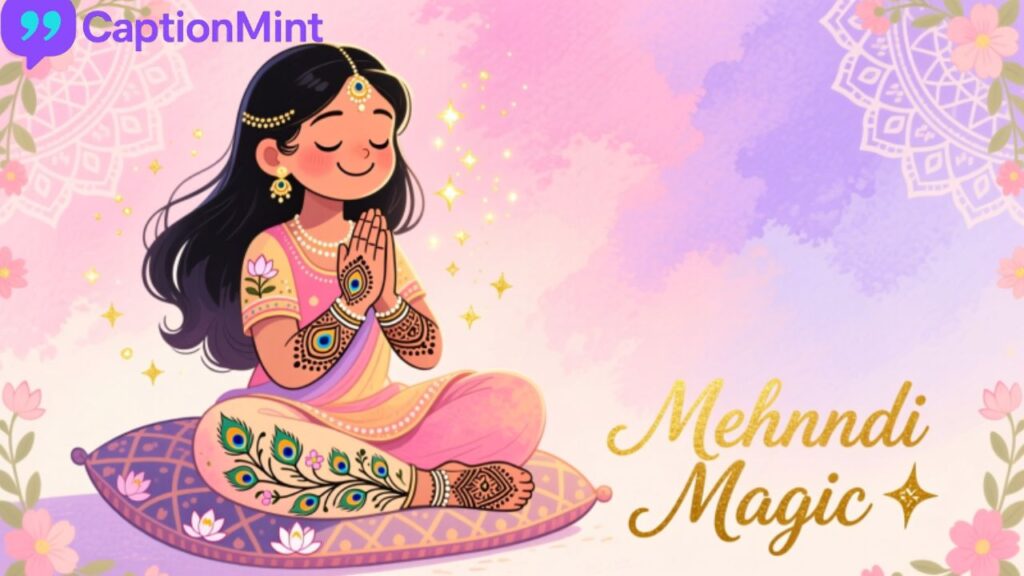 Cute Mehndi Captions for Girls' Posts