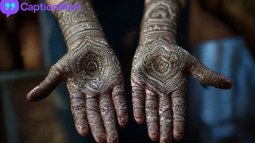 Unique Mehndi Captions That Stand Out Online