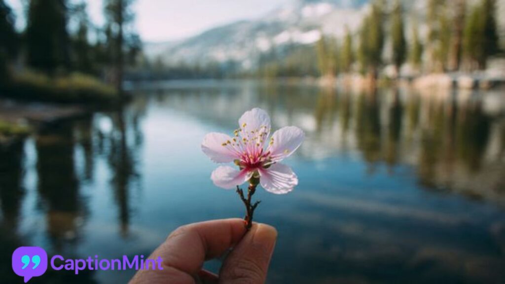 Travel Flower Captions