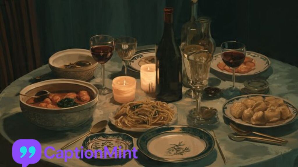 Dinner Instagram Captions