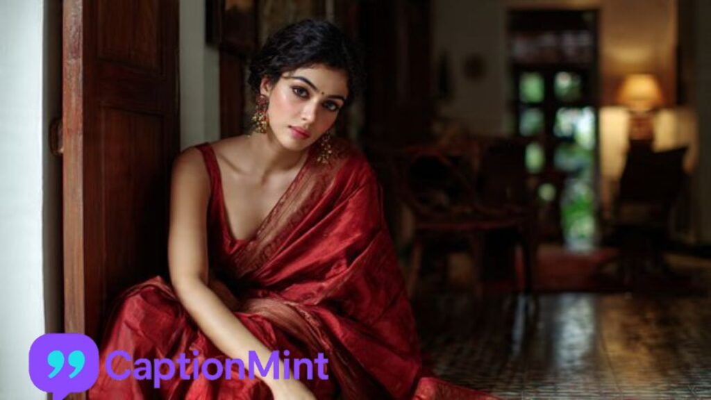 Saree Captions – The Six-Yard Magic