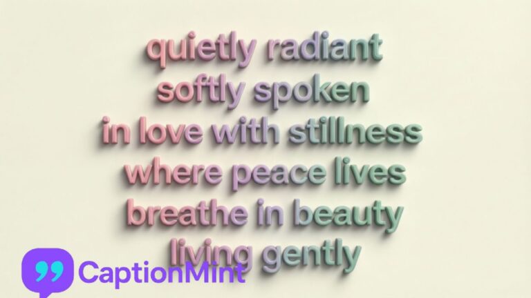 360 Aesthetic Short Instagram Captions for 2026 Trends