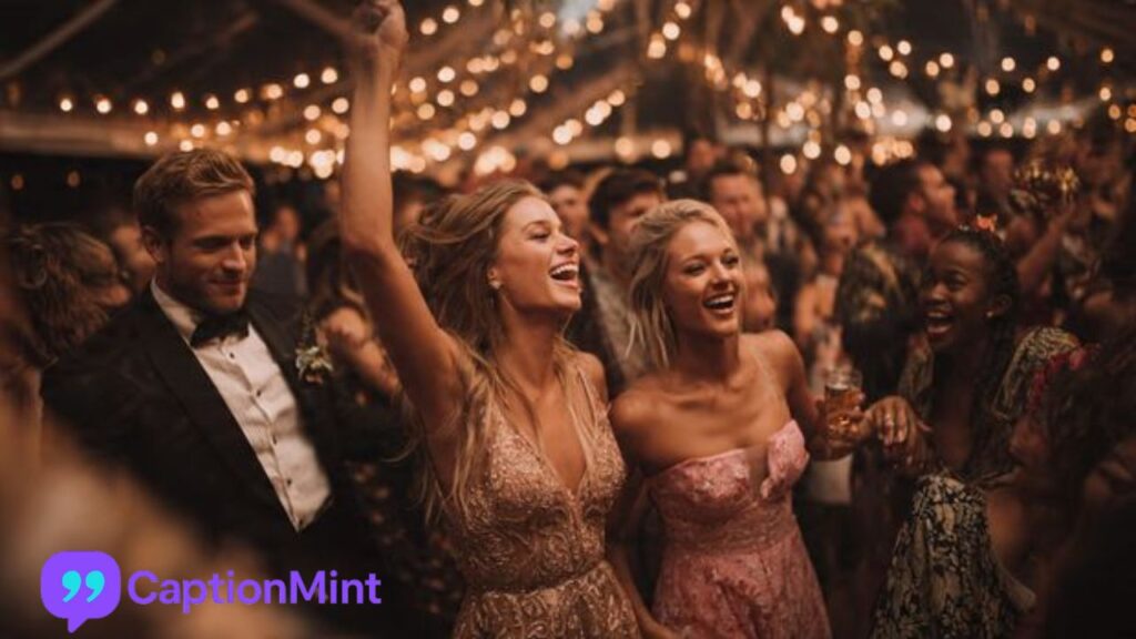 Fun Wedding Vibes Captions