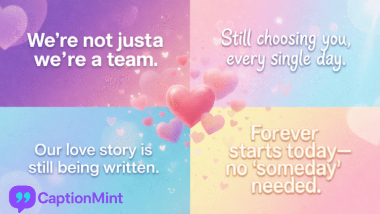 350 Couple Captions for Instagram 2026 Perfect for Every Relationship